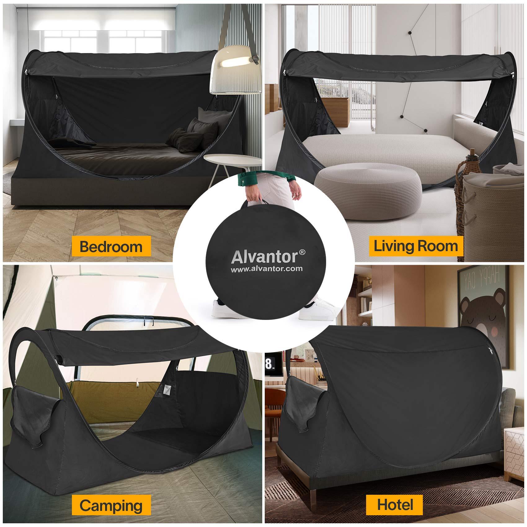 Alvantor Cost-effective Privacy Bed Tent, Great Solution For People With Sleep Issues - Alvantor