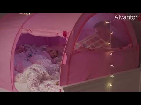 Alvantor Privacy Pop Bed Tent Pop-up Bed Canopy Brings Better Sleep for Kids &You