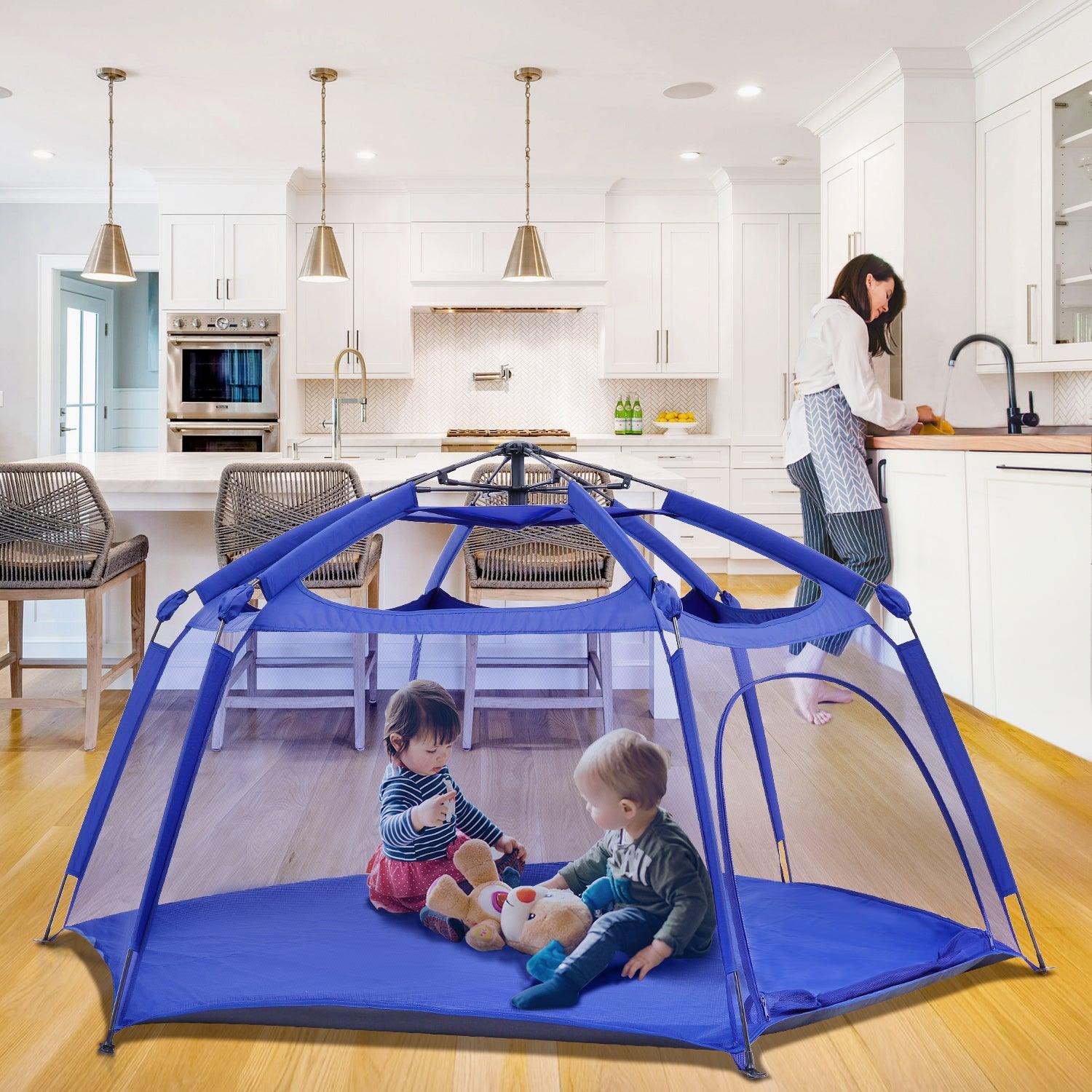 Spacious Padded Playpen