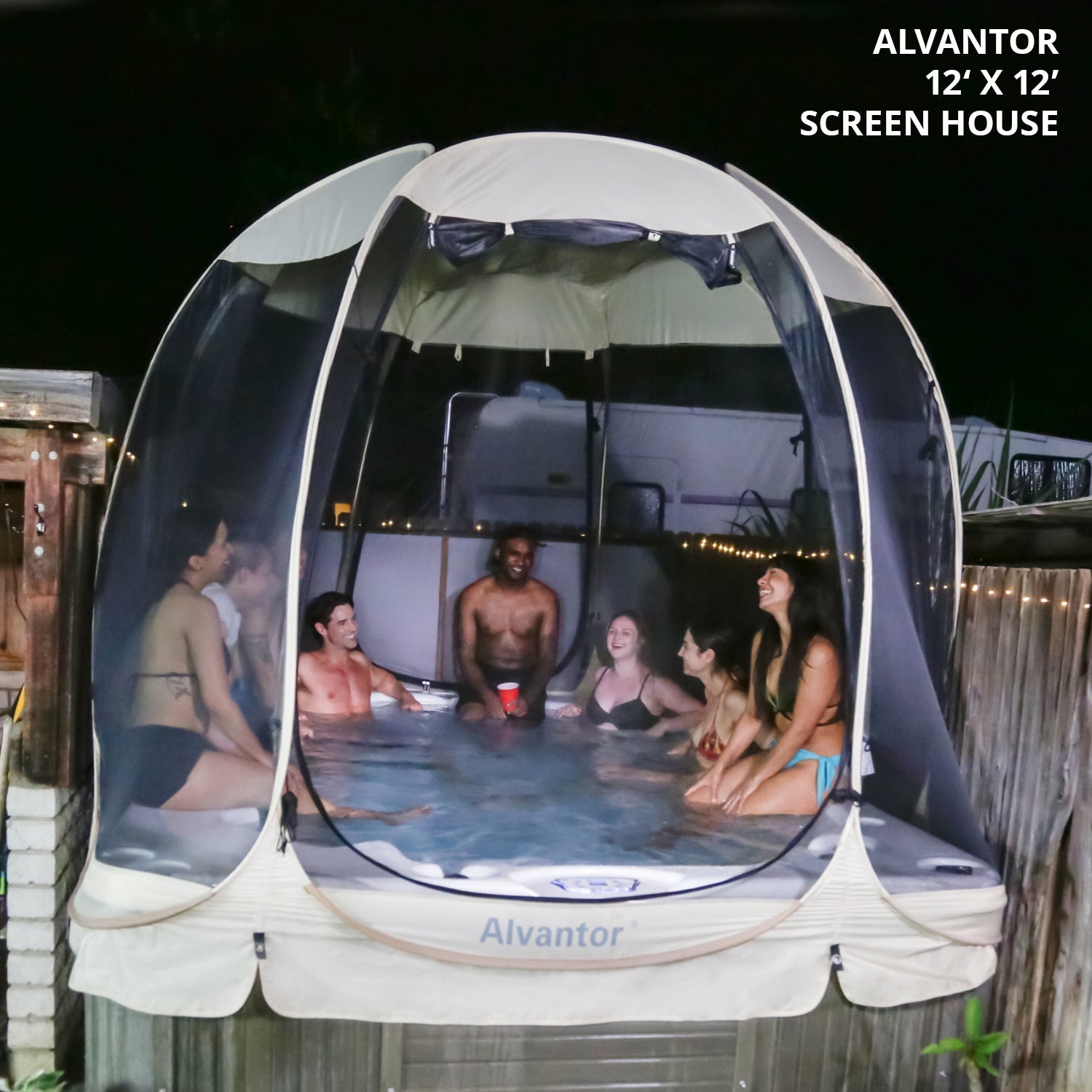 Alvantor 12'x12' Pop Up Screen house