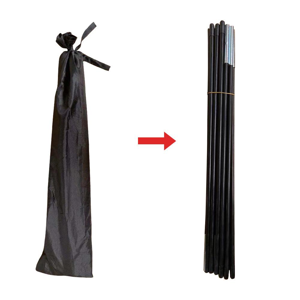 Shocked Fiberglass Poles for Alvantor Pop Up Privacy Bed Tent - Alvantor