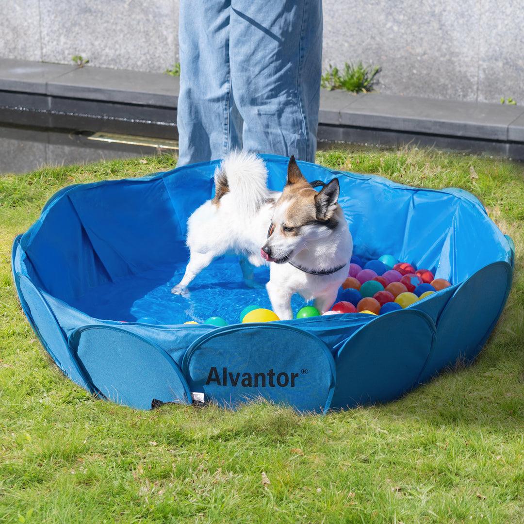 Alvantor Pet Swimming Pool Dog Bathing Tub Kiddie Pools Portable Pond Ball Pit