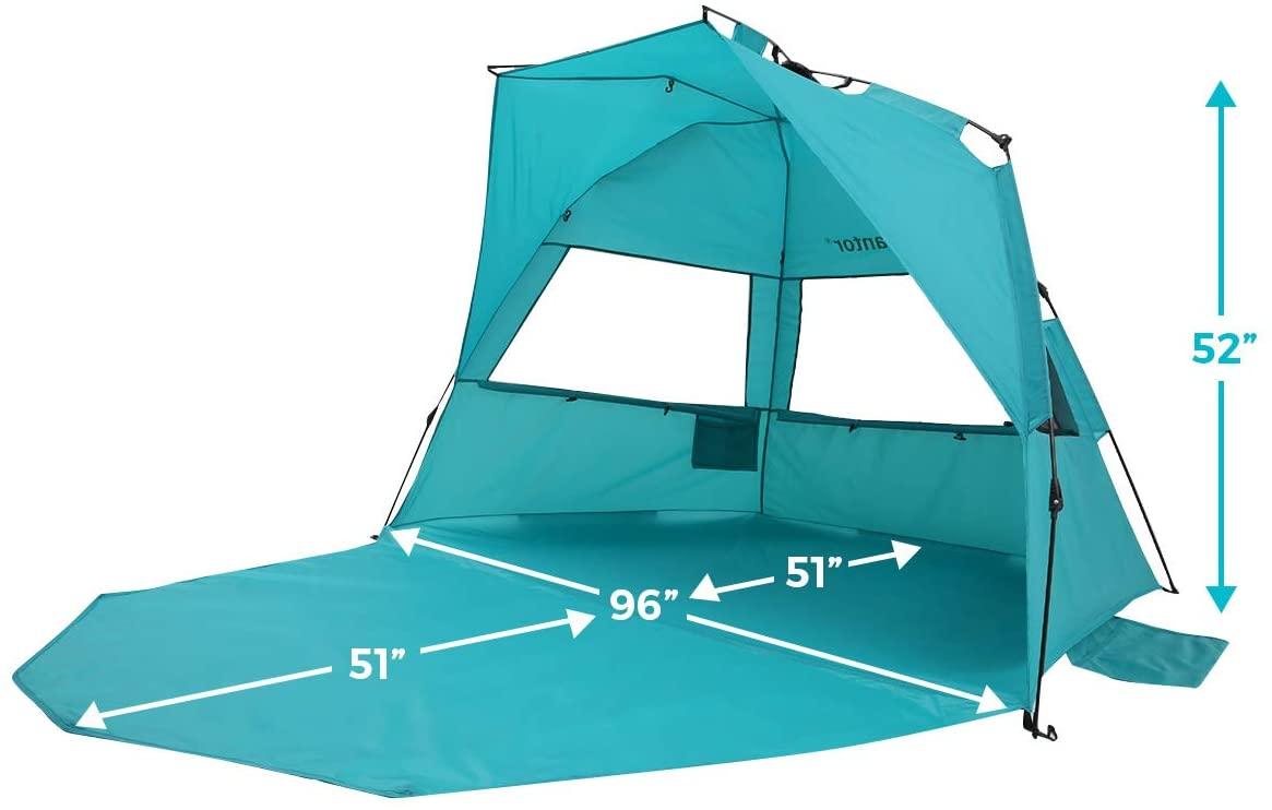 Alvantor Super Bluecoast Beach Tent Plus