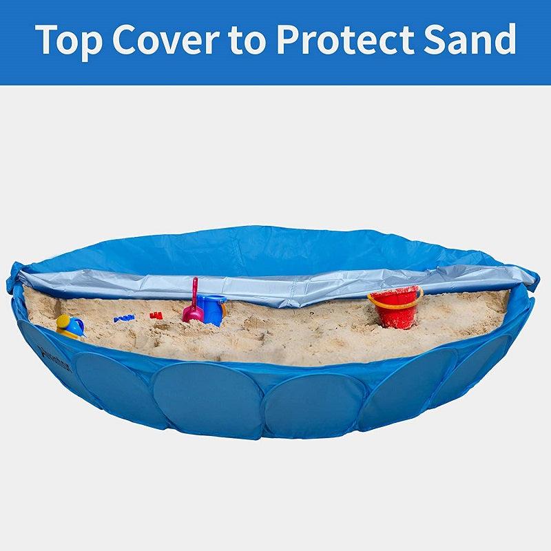 Alvantor Sandbox Sandpit Outdoor Kids Pool Foldable Dog Bathing Tub Play Accessories - Alvantor