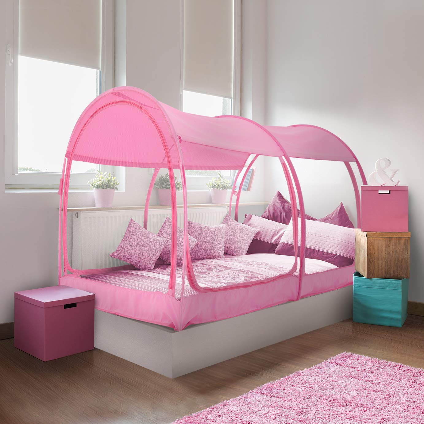 Alvantor Bed Canopy Mesh Mosquito Net Bed Tent Full for Kids Adults